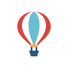 Obraz premium hot air balloon vector illustration