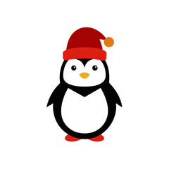 snowman with santa hat