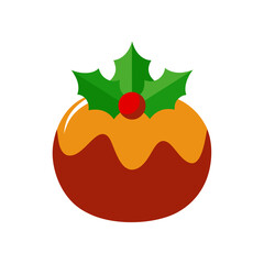 vector illustration of an orange fruit