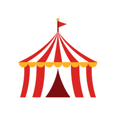 circus tent vector illustration
