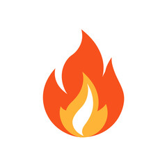fire icon vector illustration