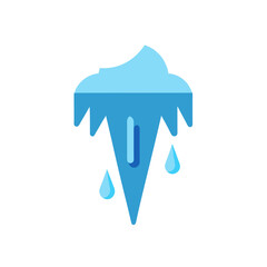 ice cream isolated on white