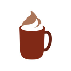 cup of coffee with chocolate