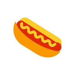 hot dog vector illustration
