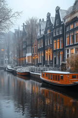 Pastel-colored buildings with iron balconies in Elv, Spain