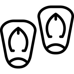 Flip-Flop Sandals Icon
