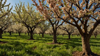 Fototapeta premium Springtime Orchard Bloom