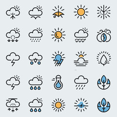 Stunning Cloudy Sky with Soft Light and Gentle Waves of Clouds Over the Horizon