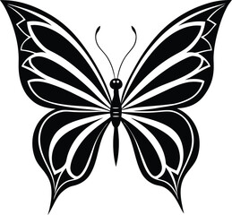 Butterfly silhouette vector Designs 19