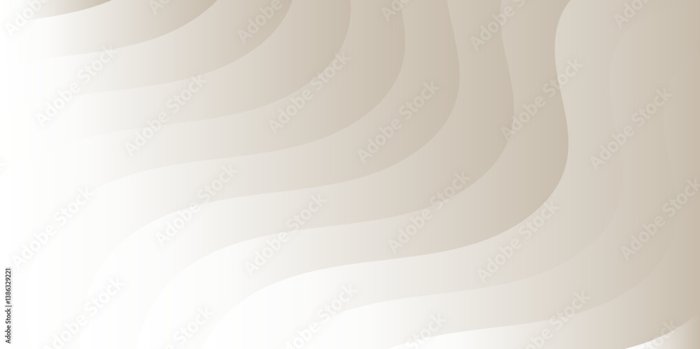 Poster abstract gradient modern white and grey curve line and shadow texture background. design for text or