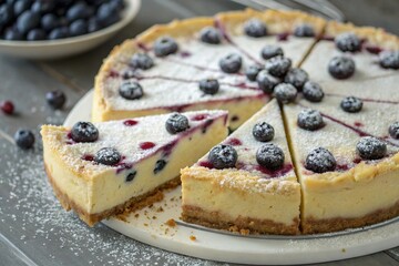 Blueberry cheesecake