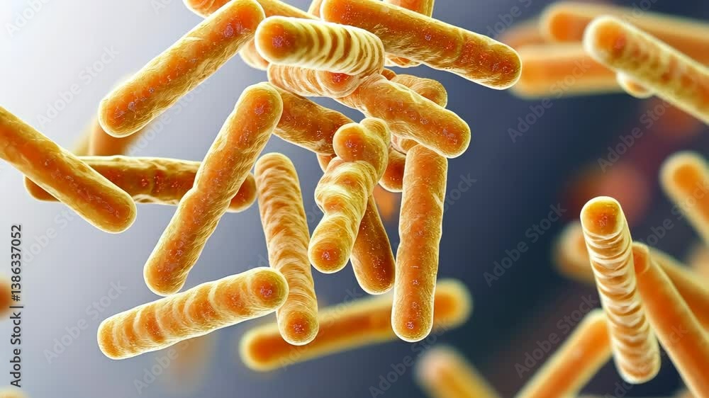 Poster understanding the role of bacteria in ecosystems and health through microscopic observation of micro