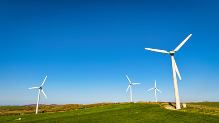 Wind turbines, Anglesey, Wales