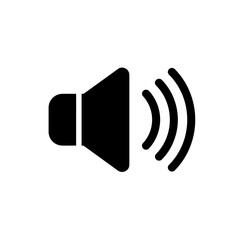Loudspeaker Icon: This image showcases a modern graphic representation of a loudspeaker, conveying sound and audio concepts.