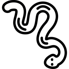 Obraz premium Year of the Snake Icon