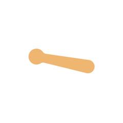 Drum sticks icon, music instrument vector illustration in trendy style.