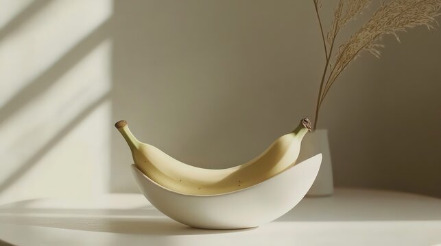 Discover the power of simplicity with our minimalist banana ad that promotes health and wellness in every bite.