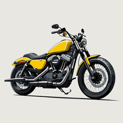 Obraz premium vector art motorcycle for graphic design purposes