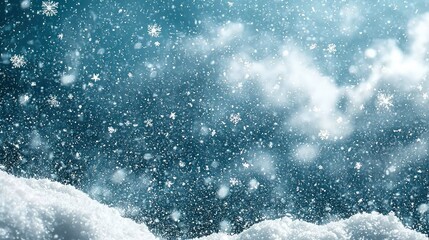 Winter Wonderland: A Serene Snowfall Scene