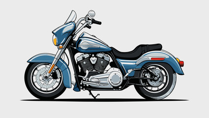 Obraz premium vector art motorcycle for graphic design purposes