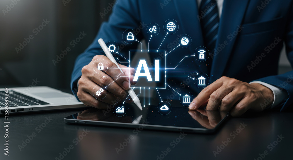 Poster ai integration: boosting business efficiency with artificial intelligence solutions & modern technol