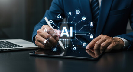  AI Integration: Boosting Business Efficiency with Artificial Intelligence Solutions & Modern Technology, Business, and innovation concepts