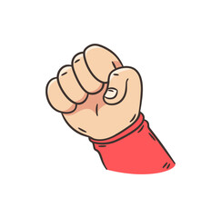 Raised Fist Illustration