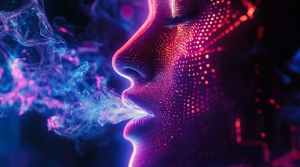 Cyberpunk Smoke Patterns