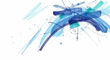 Obraz premium wave background pattern ai 