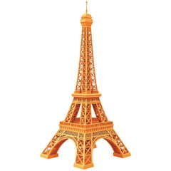 flat design tour eiffel icon vector illustration