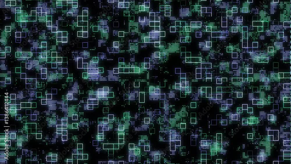 Poster abstract digital pattern background