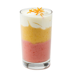Triple-Layer Smoothie with Citrus Zest.