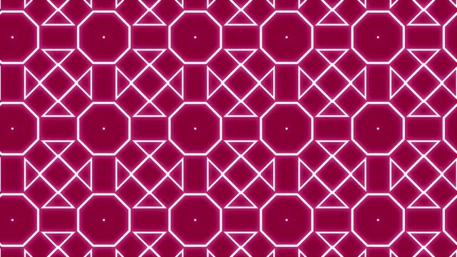 Geometric magenta pink pattern design