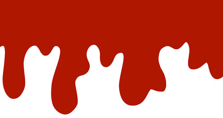 dark red paint dripping
