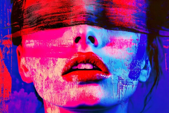 Metaphorical trauma awareness of a mental ailment. Mental disorder - trauma: abstract image of mental state. Mental rehabilitation. Bipolar recovery. Psychological resilience. Mental disorde.