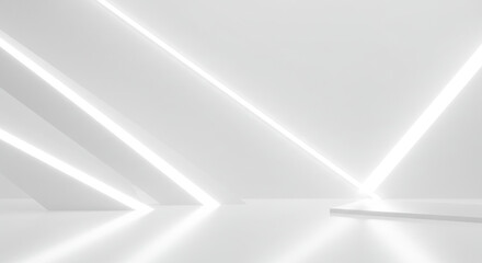 Naklejka premium Modern_snow_white_background_with_minimalist_and_luxurious_design