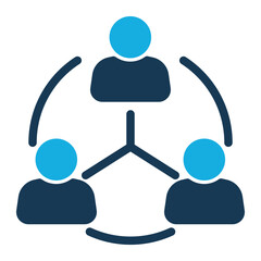 Network Icon Duo Tone Style for Startup Business Pack Icon Themes