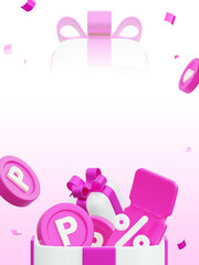 shopping event web banner template image