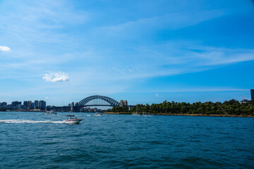 Fototapeta premium Darling Harbour is a harbour and neighborhood adjacent to the city centre of Sydney, New South Wales, Australia.