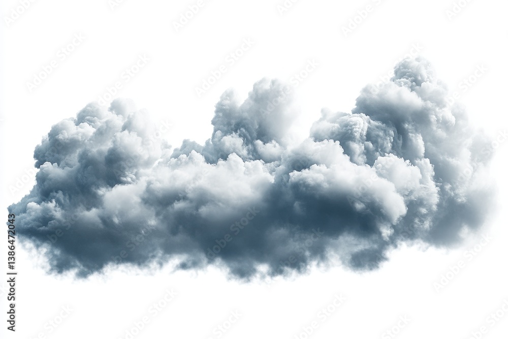 Poster soft, fluffy clouds floating in a bright sky during a serene afternoon give a calming atmosphere to 