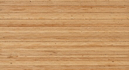 Naklejka premium Natural light brown layered plywood texture background with horizontal grain, concept for natural material display, rustic design projects and organic product packaging