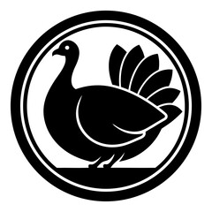 golden roasted thanksgiving turkey logo