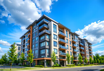 A modern residential building in Canada.