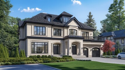 Grand Estate Home Exterior Design