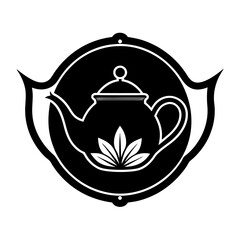 tea in a teapot logo