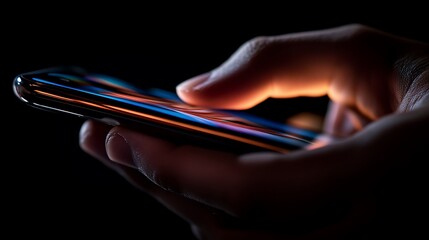 Glow Touchscreen Mobile Focus.