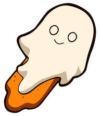 lollipop ghost cookies