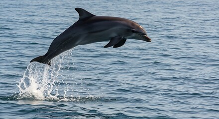 Fototapeta premium dolphin jumping out of water
