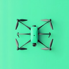 Stylized Drone with Propellers