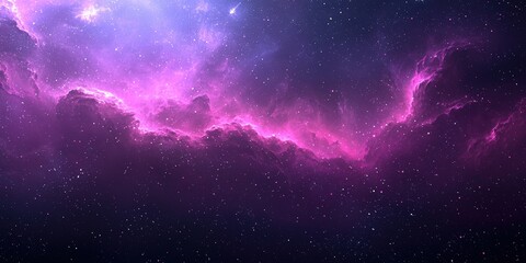 Fototapeta premium a purple space with a lot of stars 